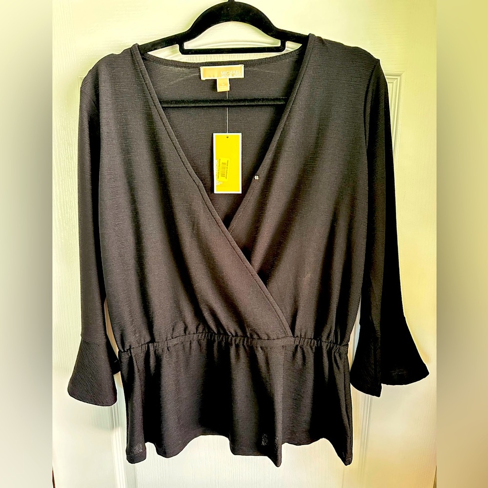 Michael Kors Black top Size Medium